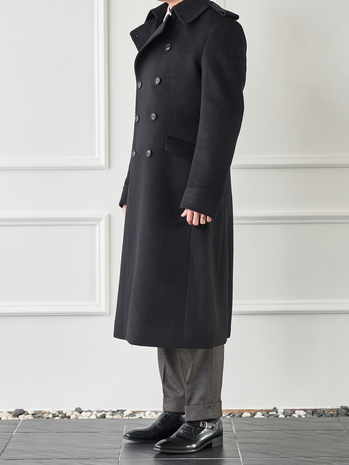 Tailored Great Coat #001 [Black]
