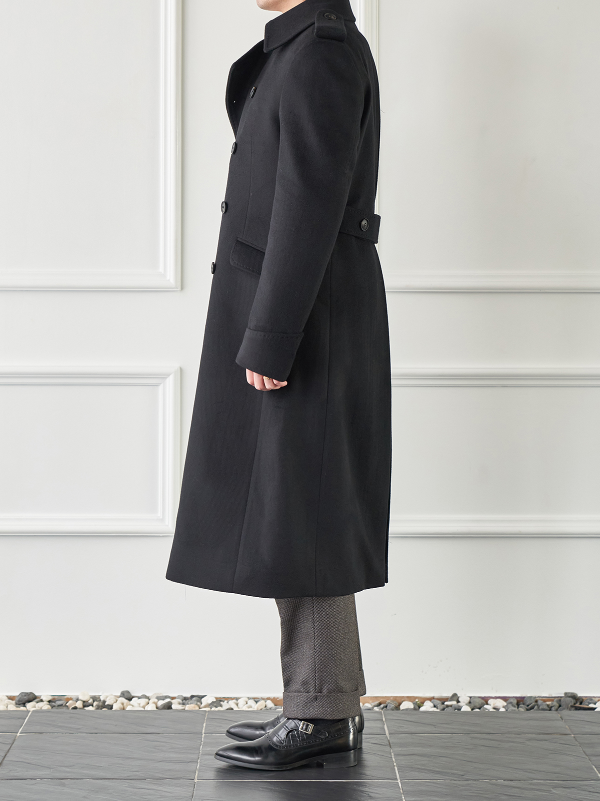 Tailored Great Coat #001 [Black]