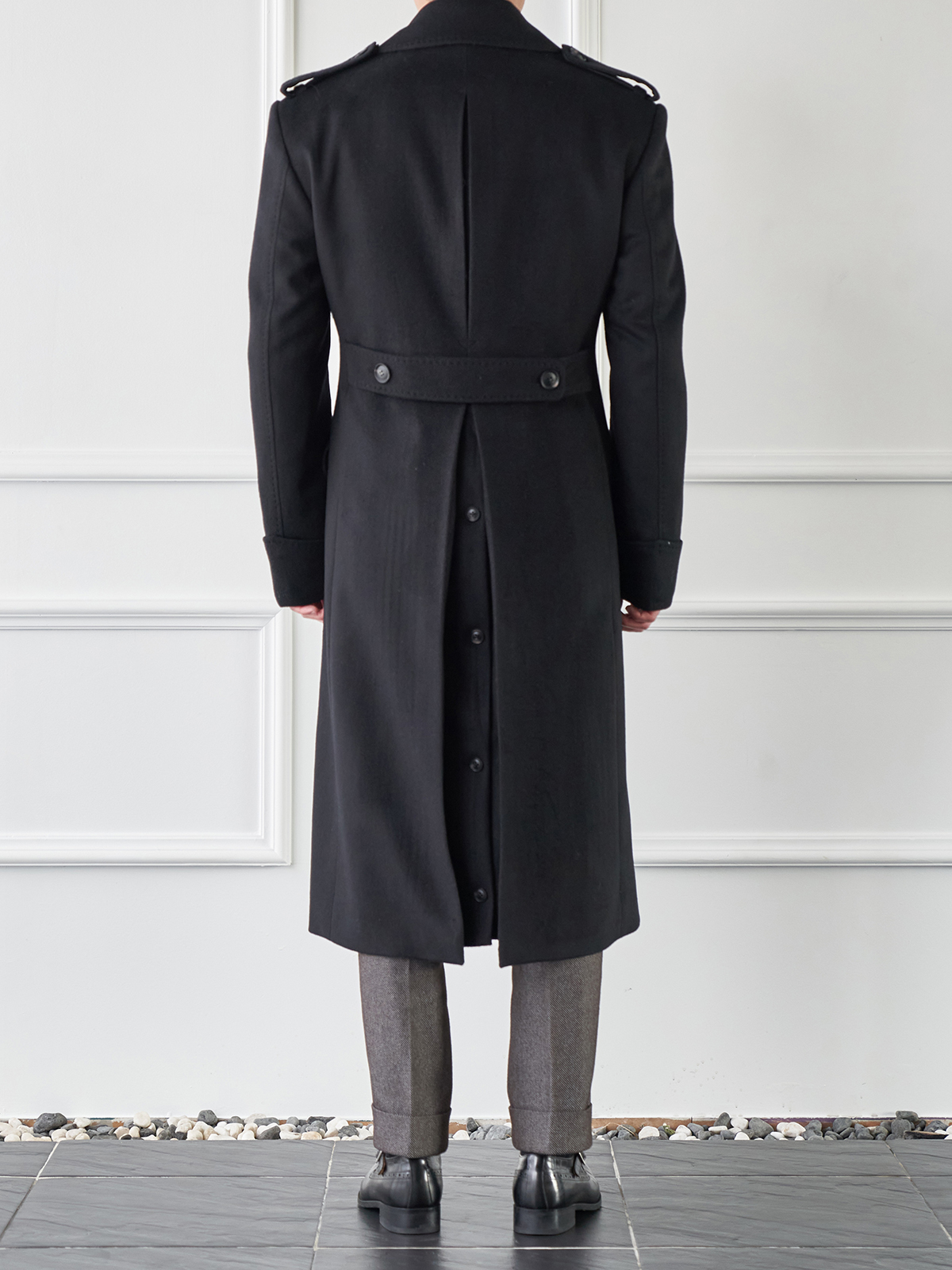 Tailored Great Coat #001 [Black]