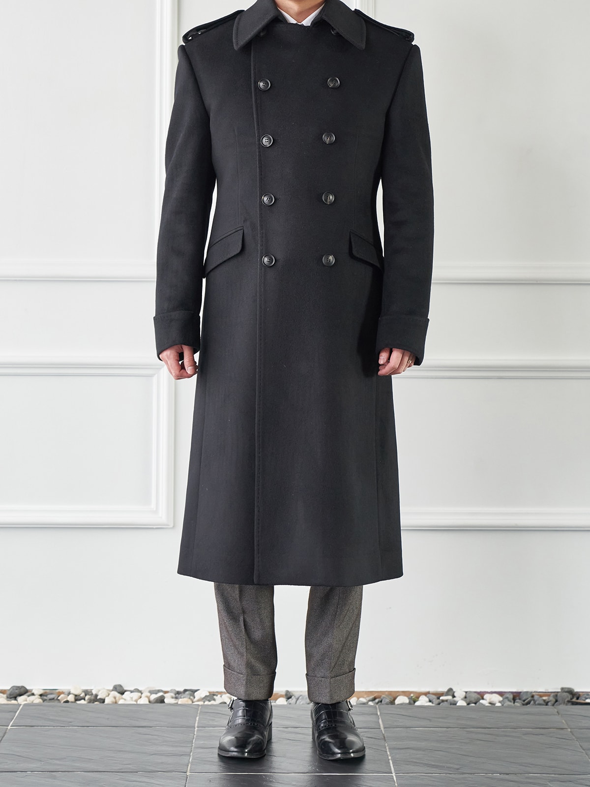 Tailored Great Coat #001 [Black]