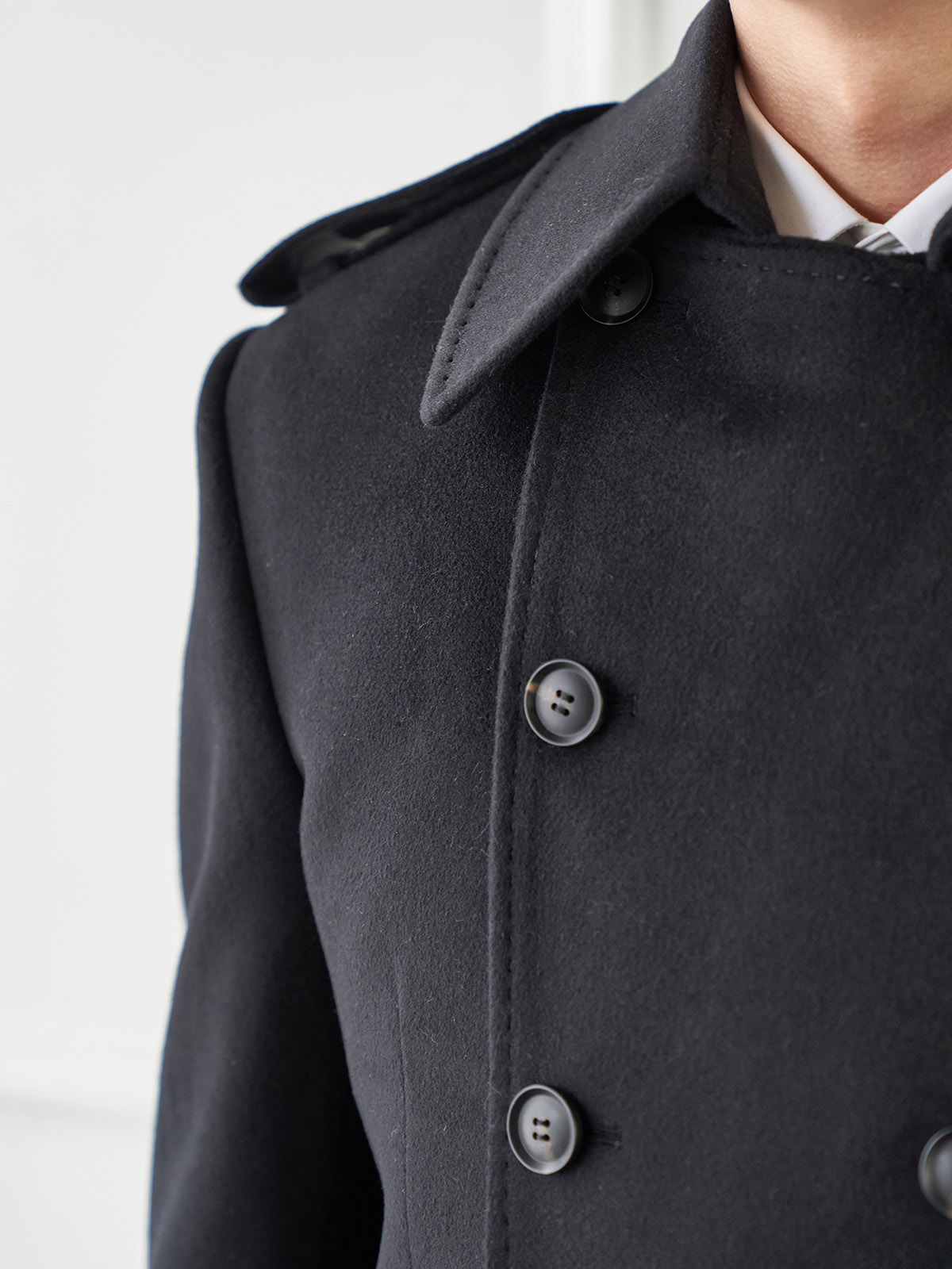 Tailored Great Coat #001 [Black]
