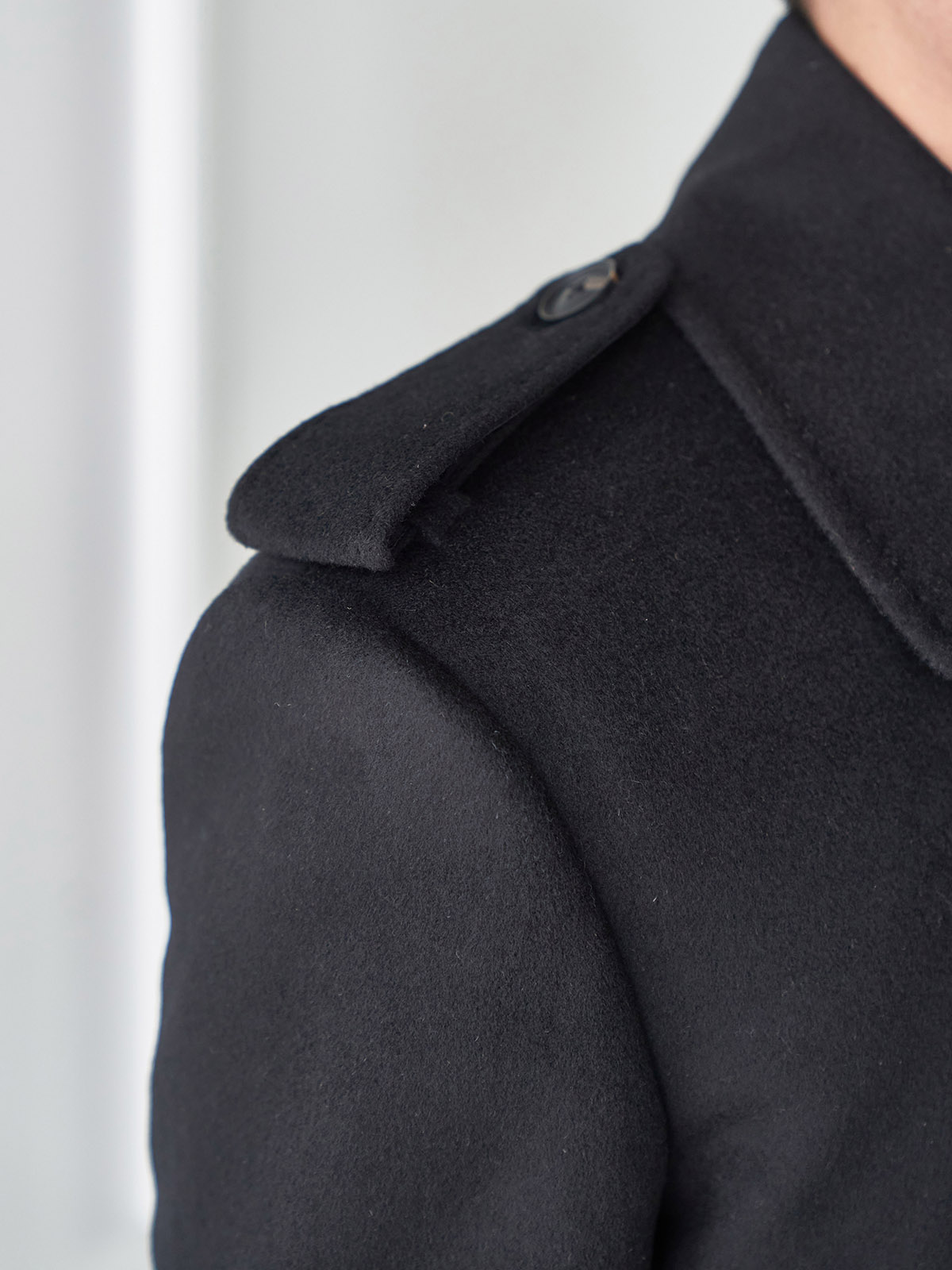 Tailored Great Coat #001 [Black]
