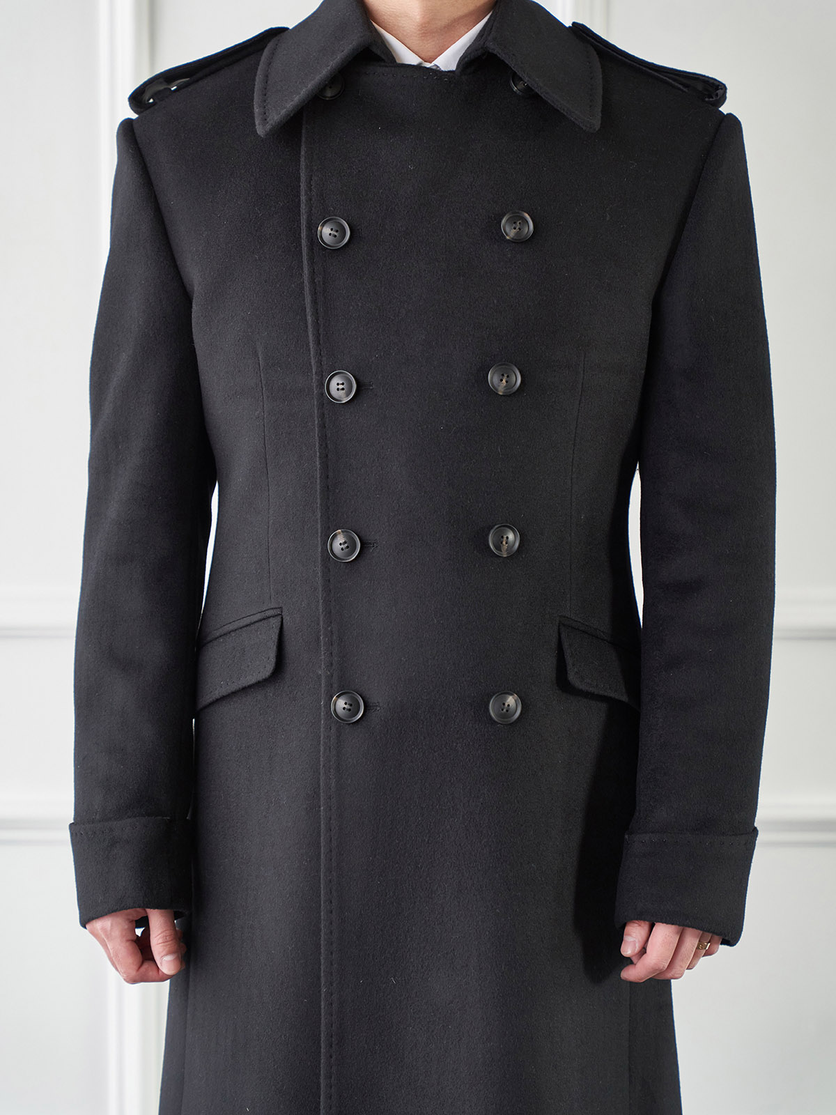 Tailored Great Coat #001 [Black]