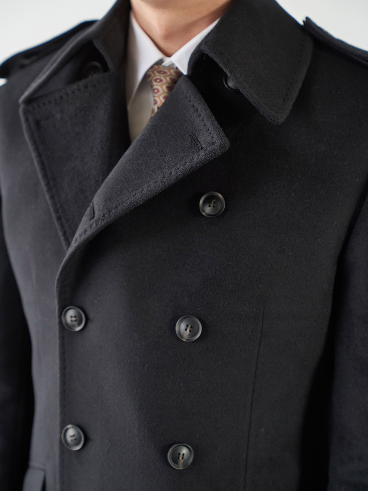 Tailored Great Coat #001 [Black]