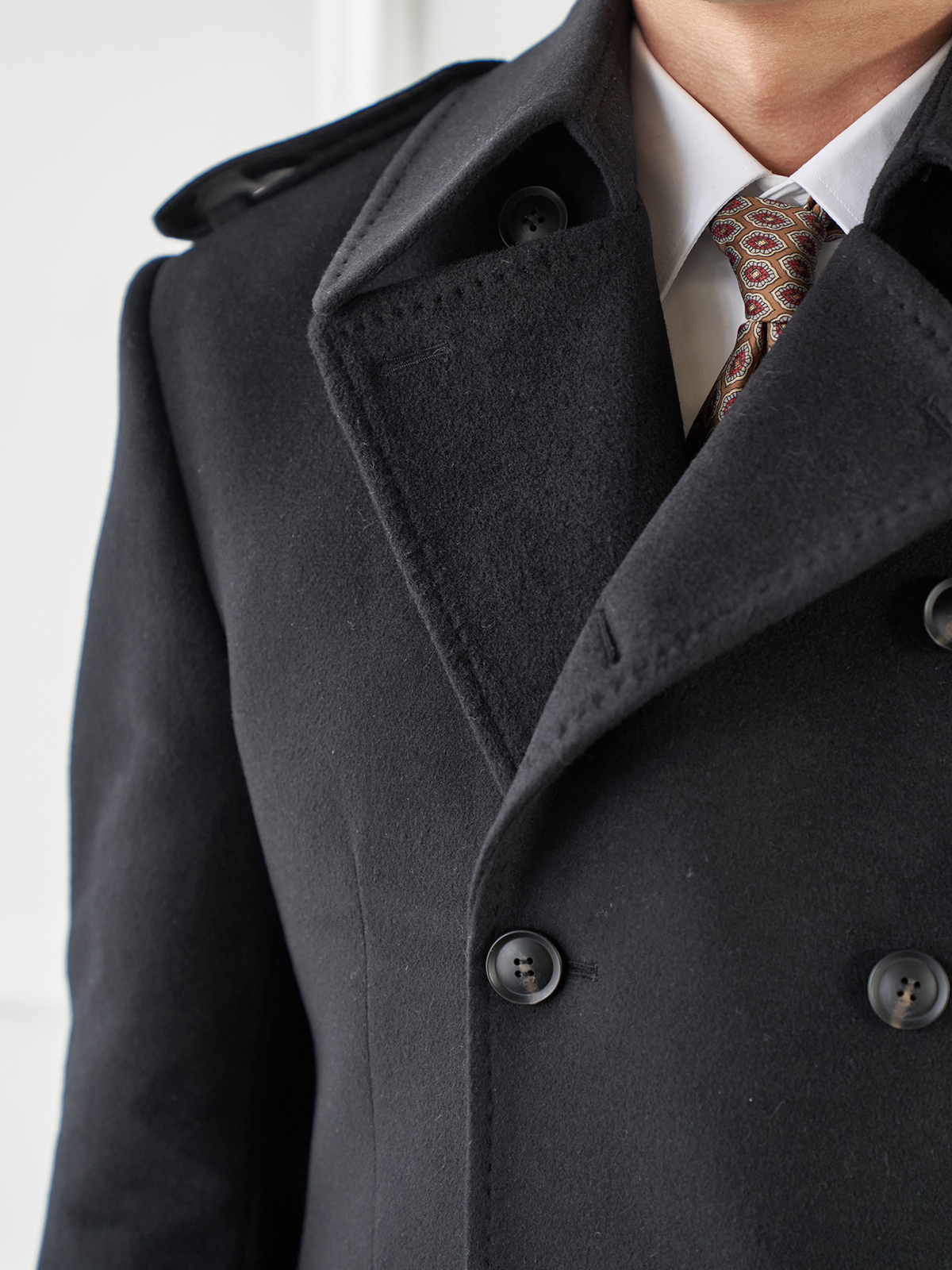Tailored Great Coat #001 [Black]