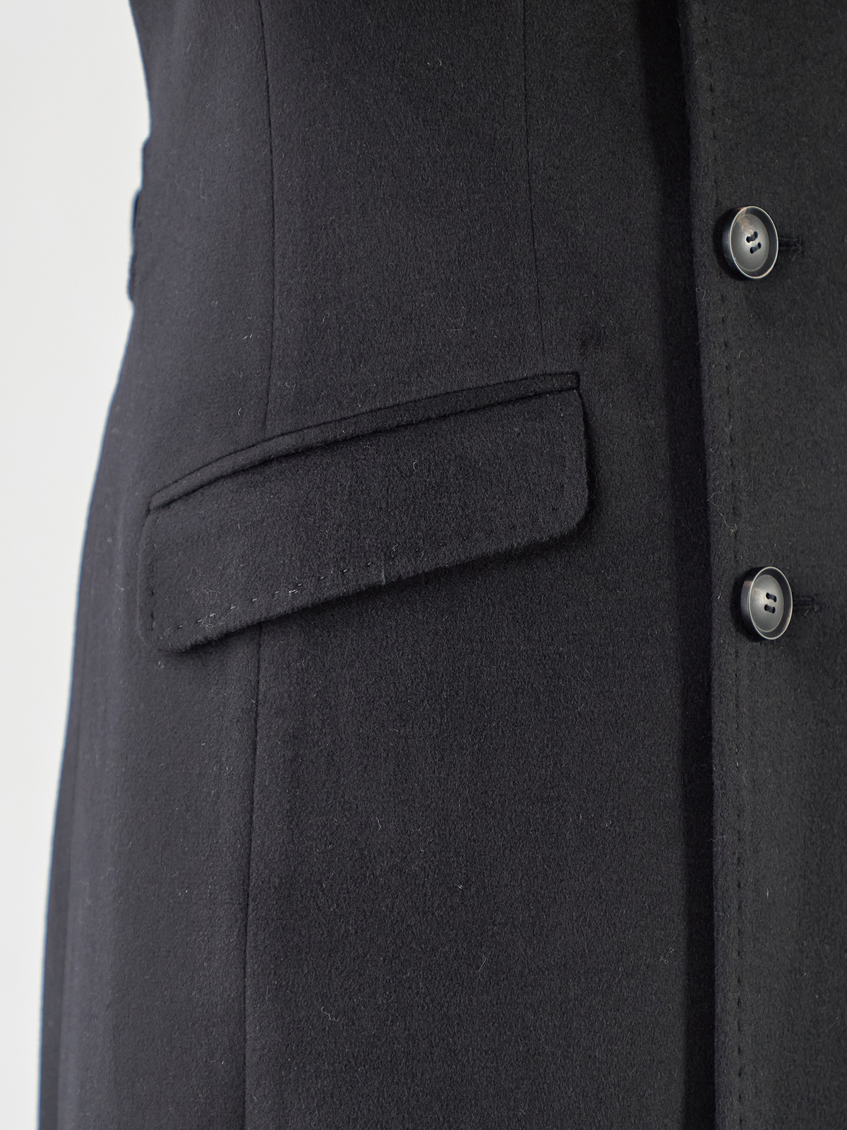 Tailored Great Coat #001 [Black]