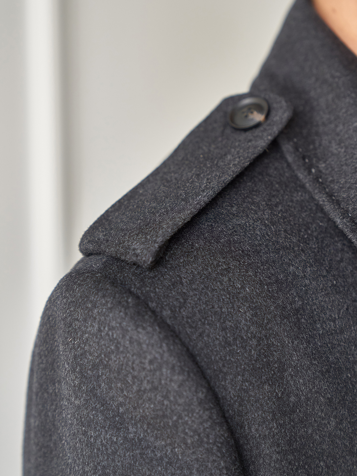 Tailored Great Coat #001 [Charcoal]