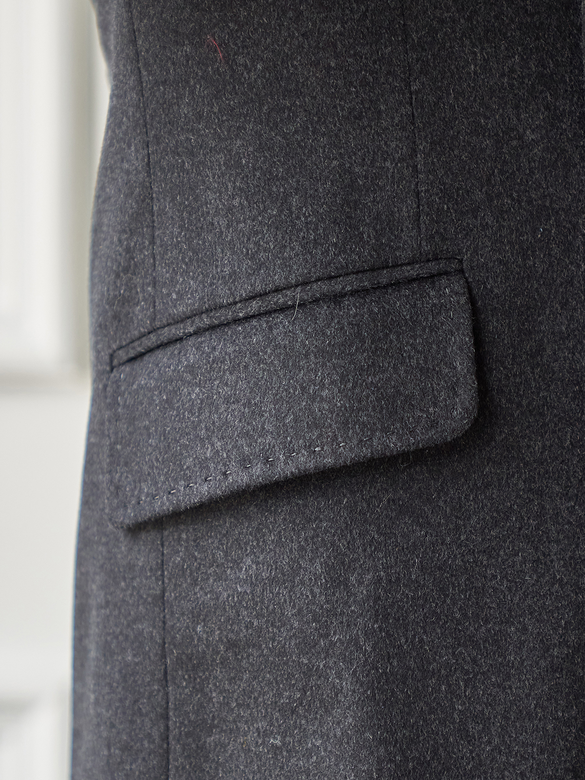 Tailored Great Coat #001 [Charcoal]