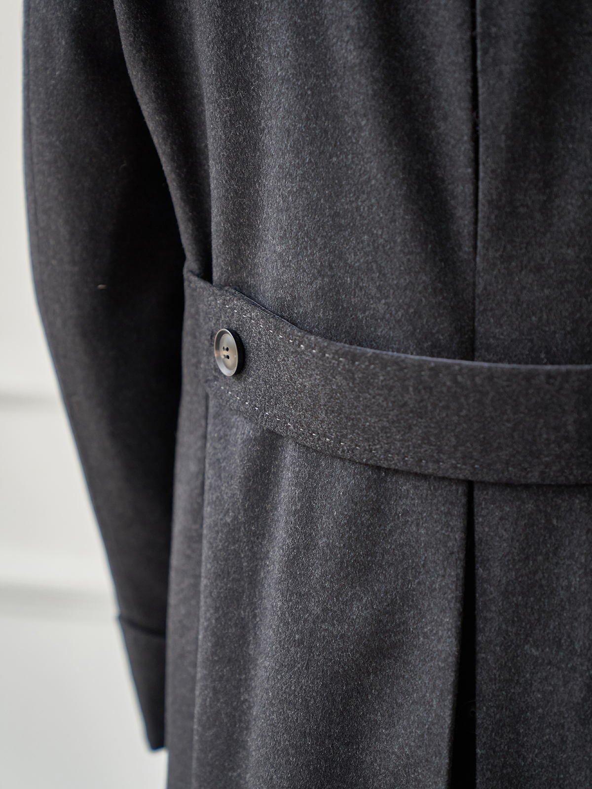 Tailored Great Coat #001 [Charcoal]