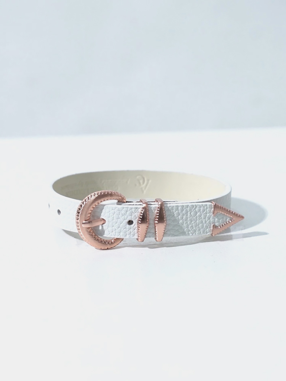 Signature AC Bracelet #001 [White & Rose gold]