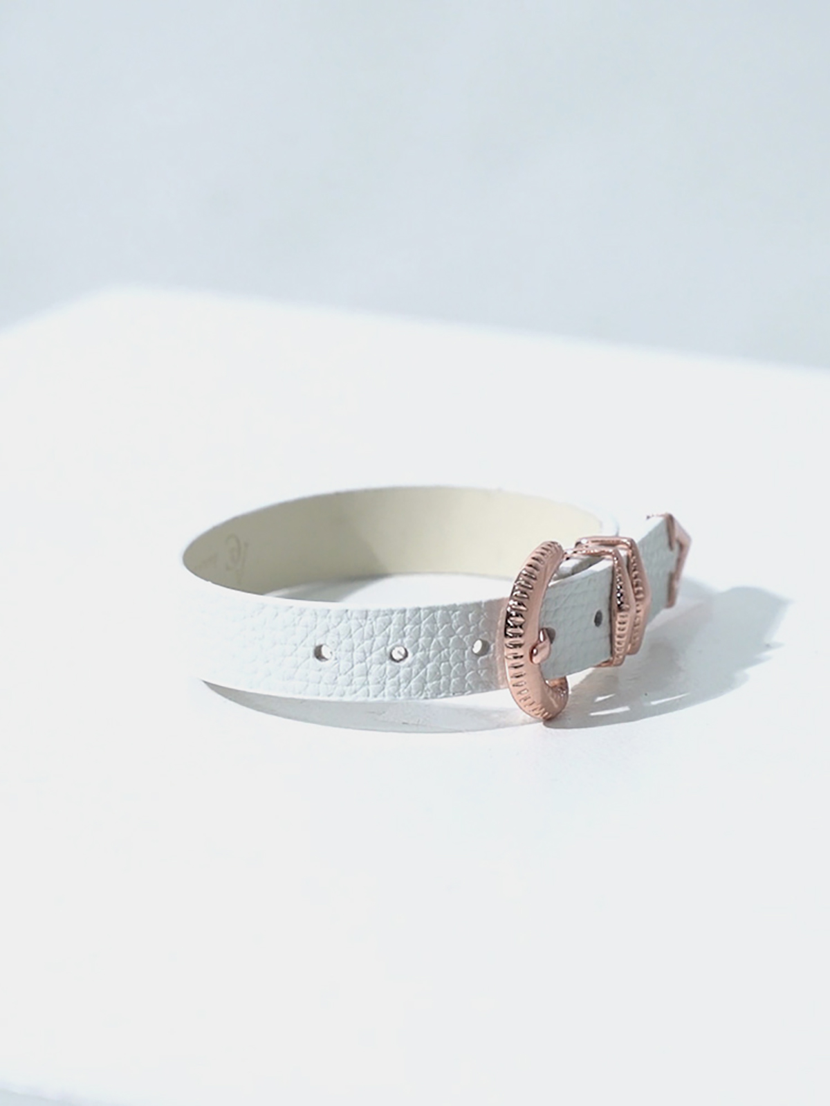 Signature AC Bracelet #001 [White & Rose gold]