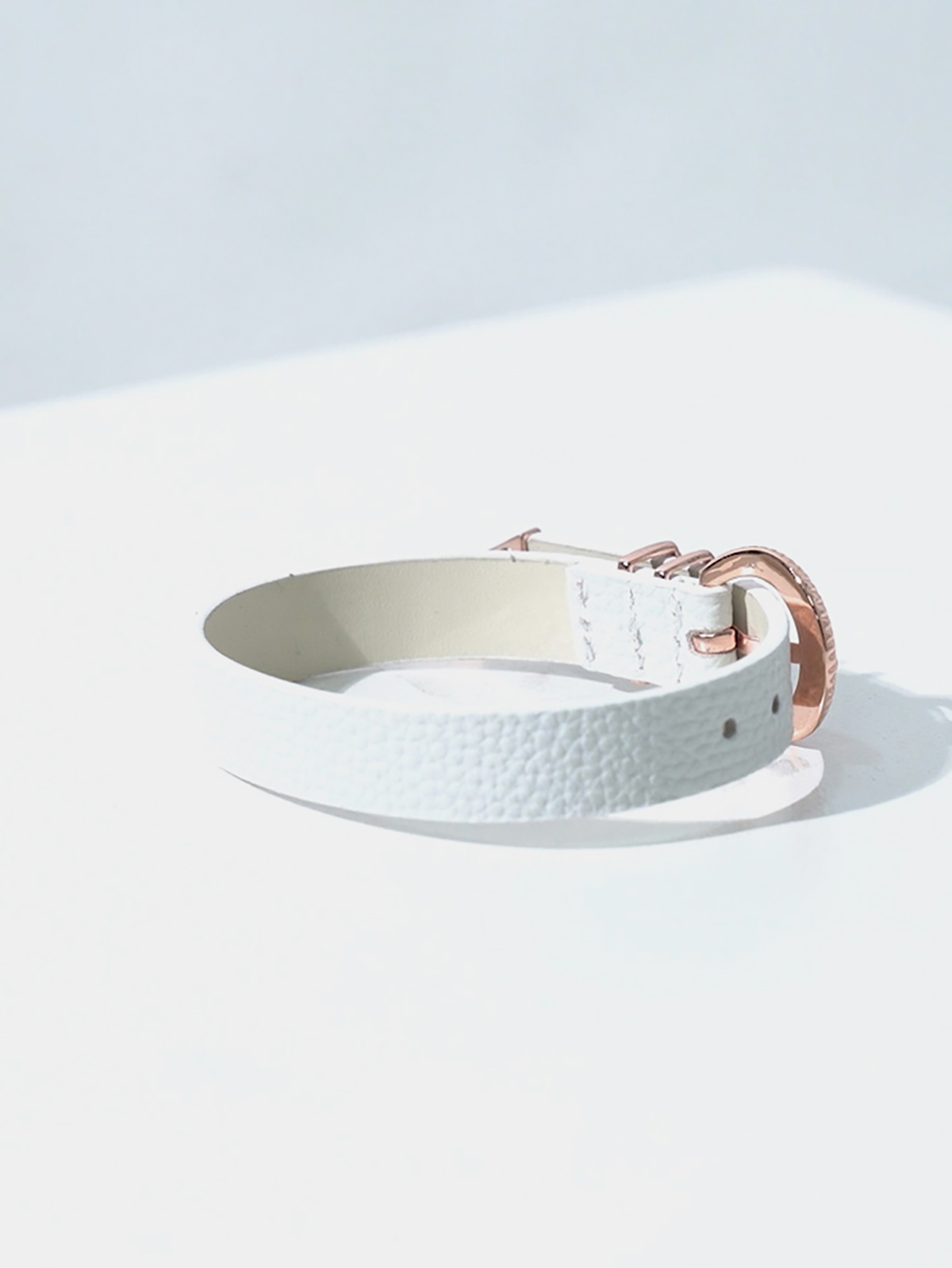 Signature AC Bracelet #001 [White & Rose gold]