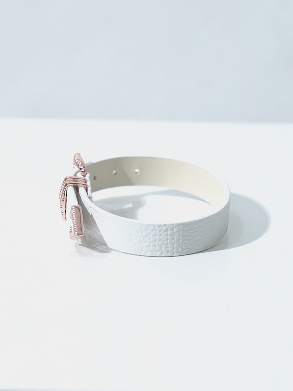 Signature AC Bracelet #001 [White & Rose gold]