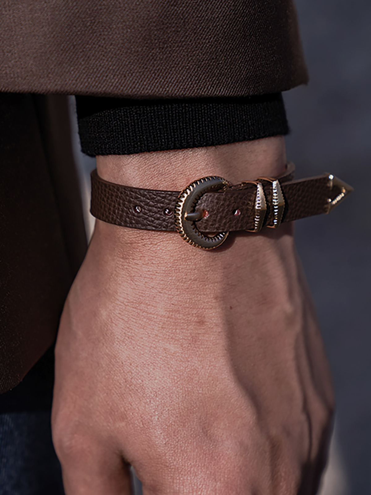 Signature AC Bracelet #001 [D.brown & Gold]