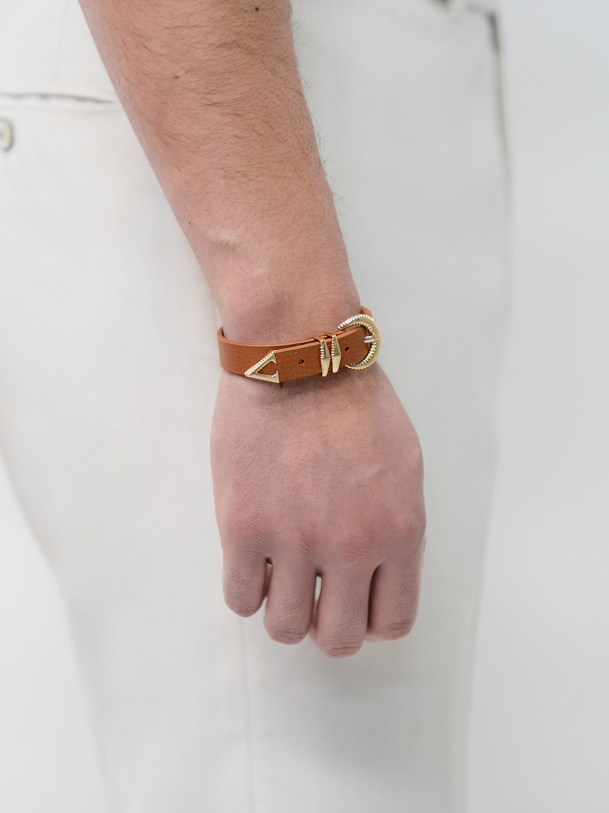 Signature AC Bracelet #001 [A.brown & gold]