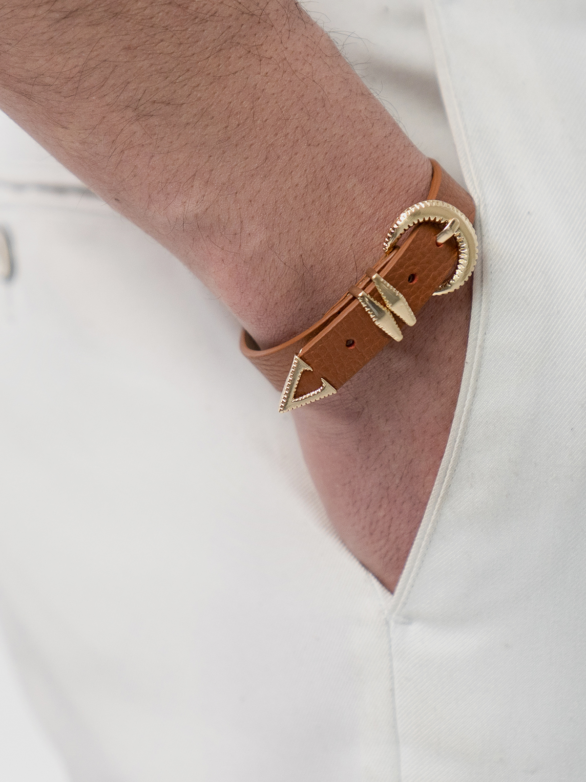 Signature AC Bracelet #001 [A.brown & gold]