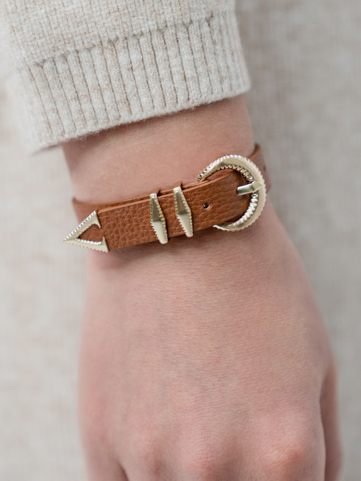 Signature AC Bracelet #001 [A.brown & gold]