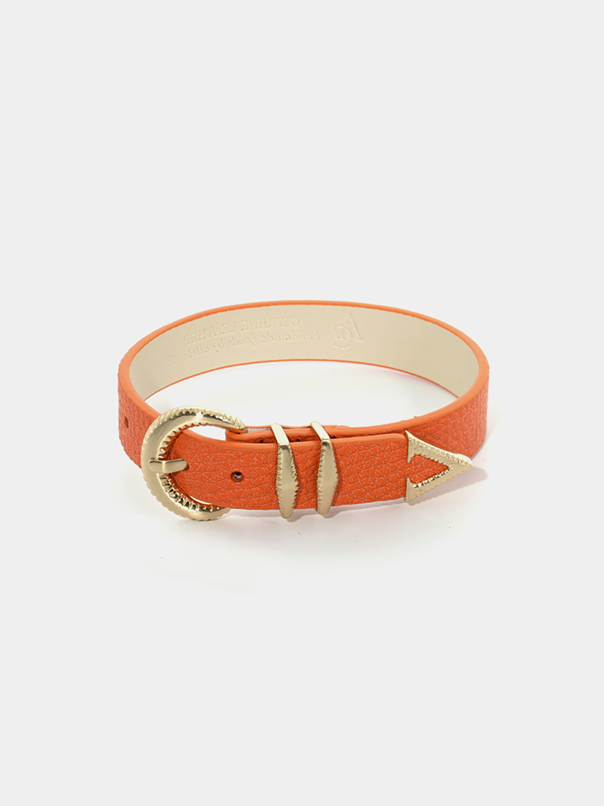 Signature AC Belt #001 [Orange & Gold]
