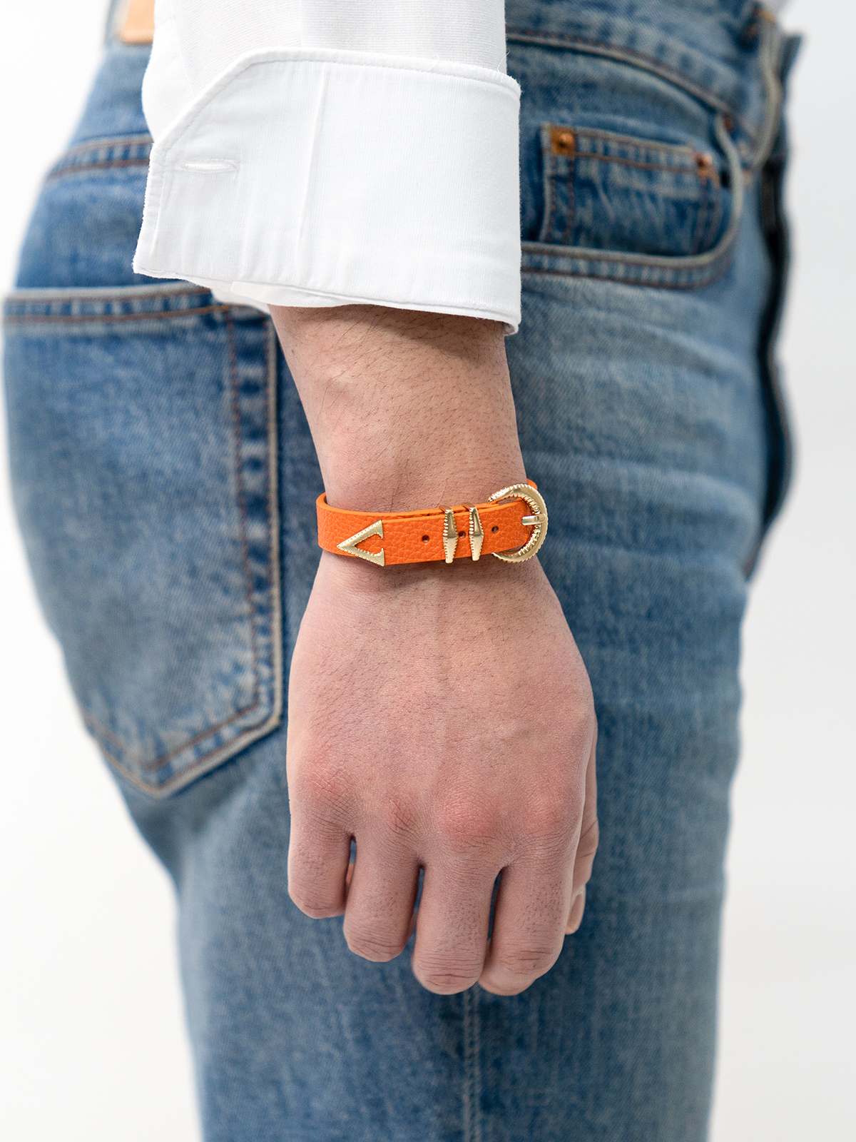 Signature AC Belt #001 [Orange & Gold]