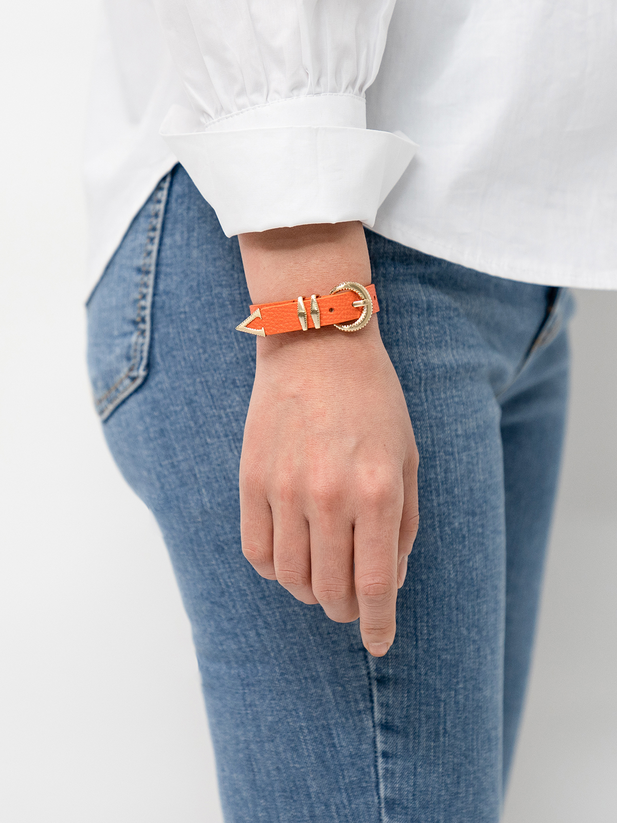 Signature AC Belt #001 [Orange & Gold]
