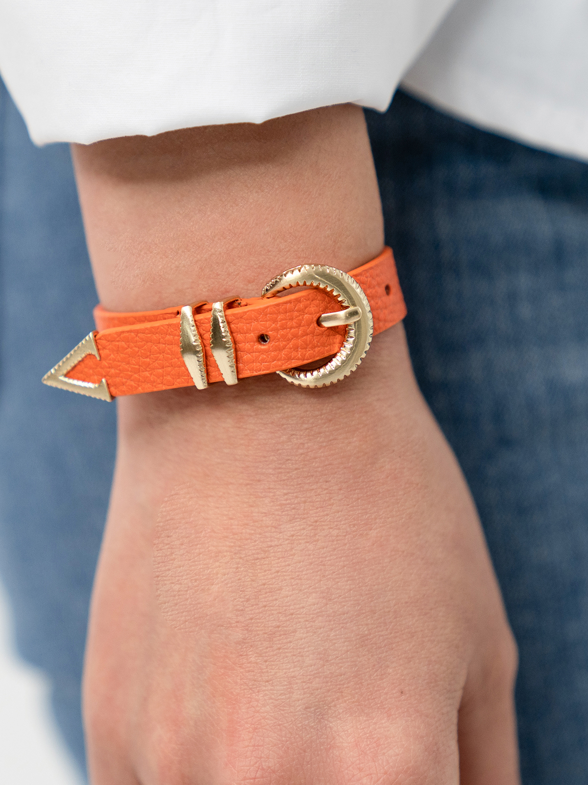 Signature AC Belt #001 [Orange & Gold]