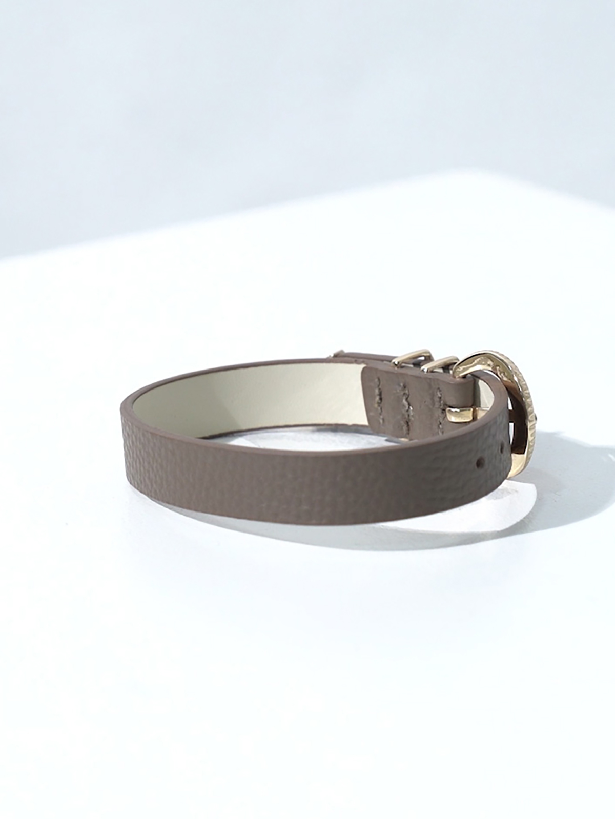 Signature AC Belt #001 [Etoupe & Gold]