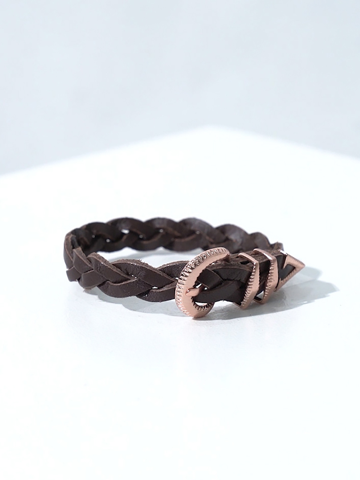 Signature AC Belt #001 [W.brown & Rose gold]