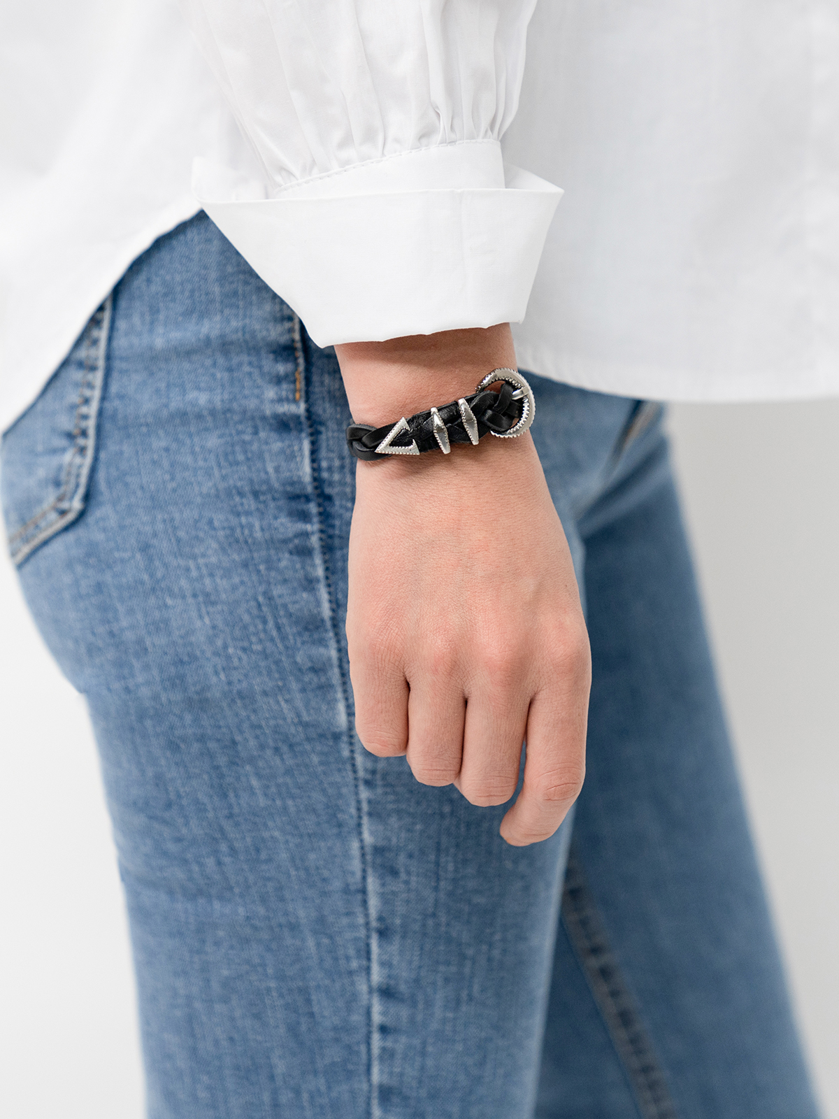 Signature AC Belt #001 [W.black & Silver]