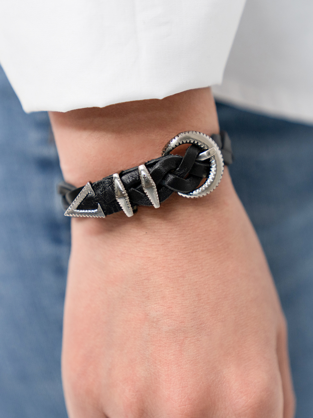 Signature AC Belt #001 [W.black & Silver]
