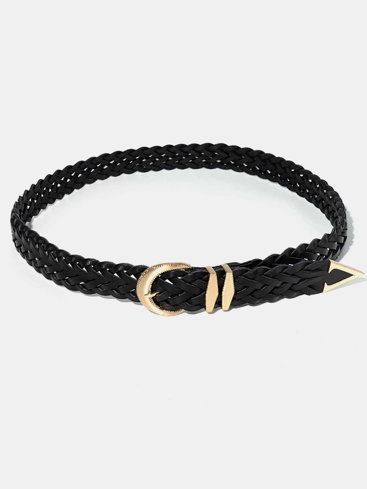 Signature AC Belt #001 [W.black & Gold]