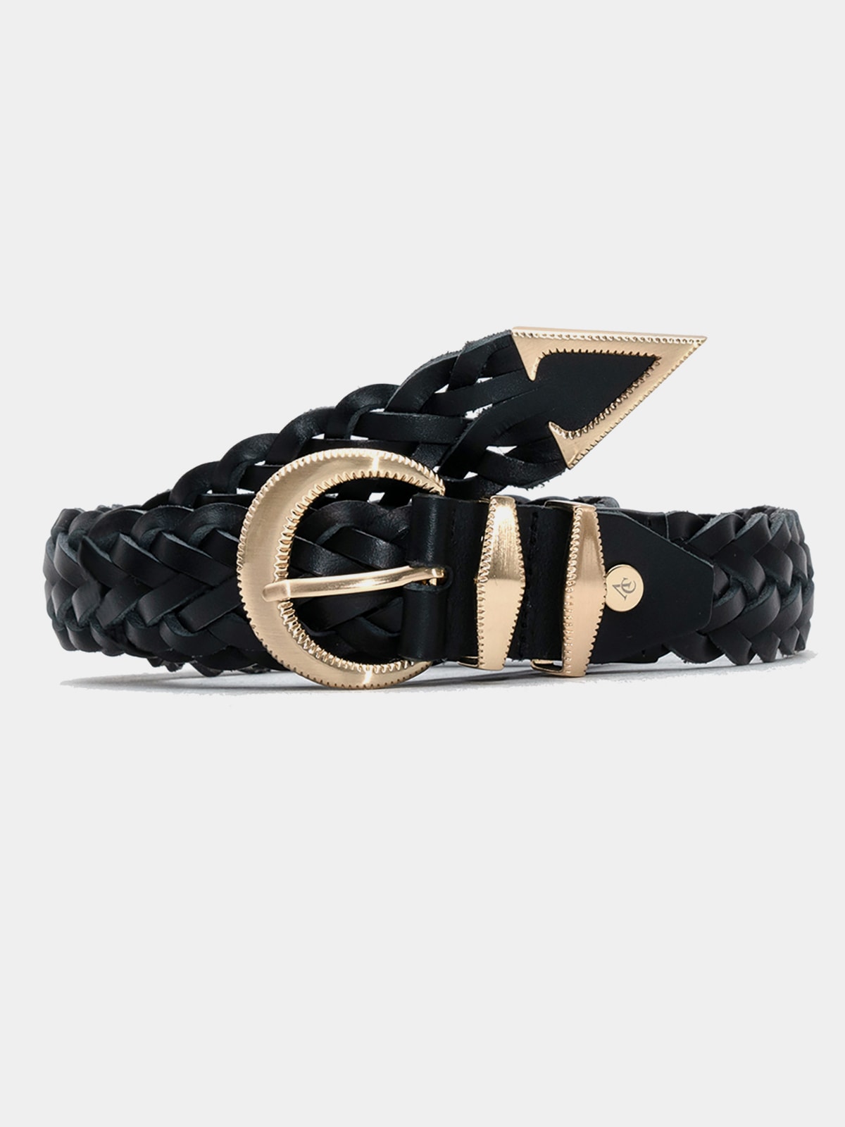 Signature AC Belt #001 [W.black & Gold]