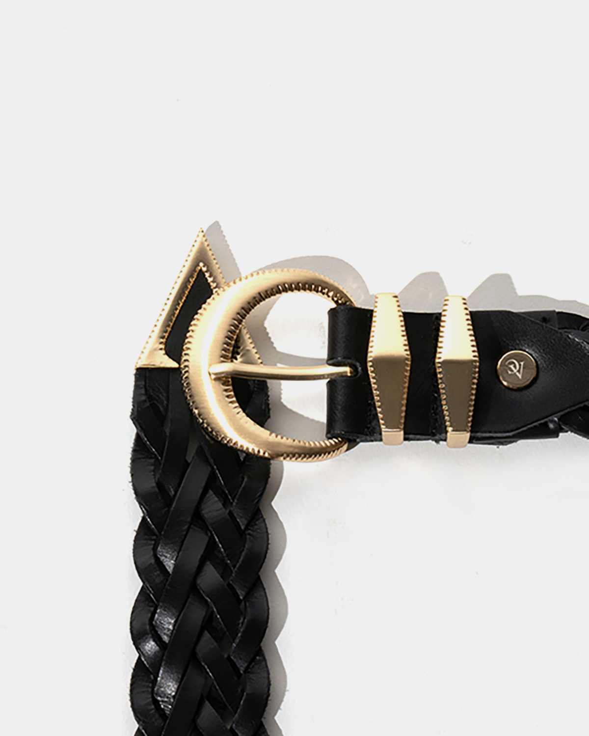 Signature AC Belt #001 [W.black & Gold]