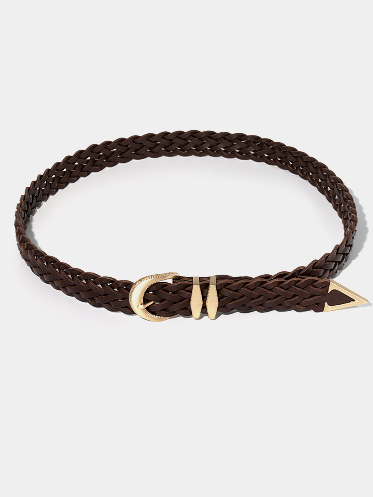 Signature AC Belt #001 [W.Brown & Gold]