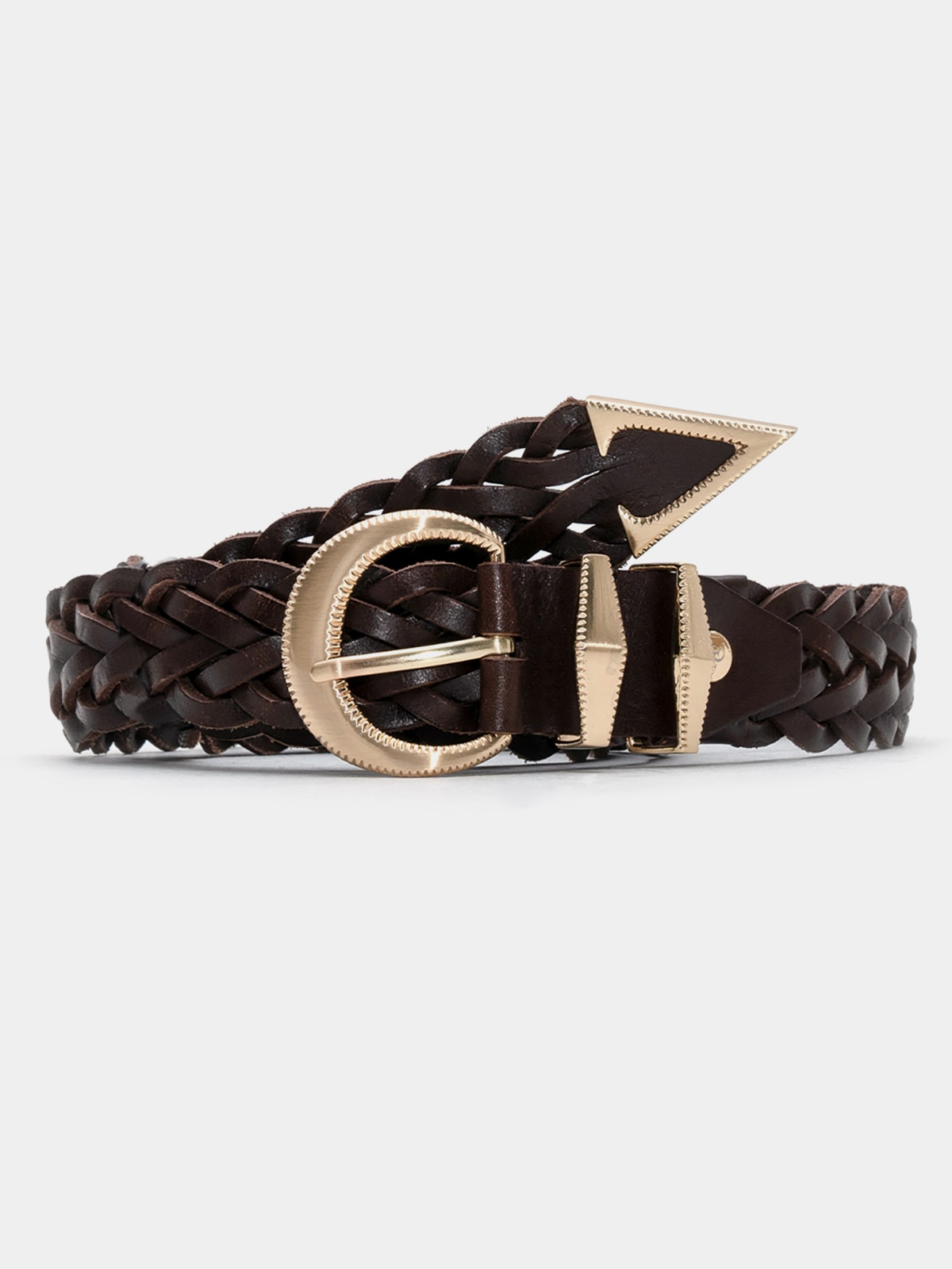 Signature AC Belt #001 [W.Brown & Gold]
