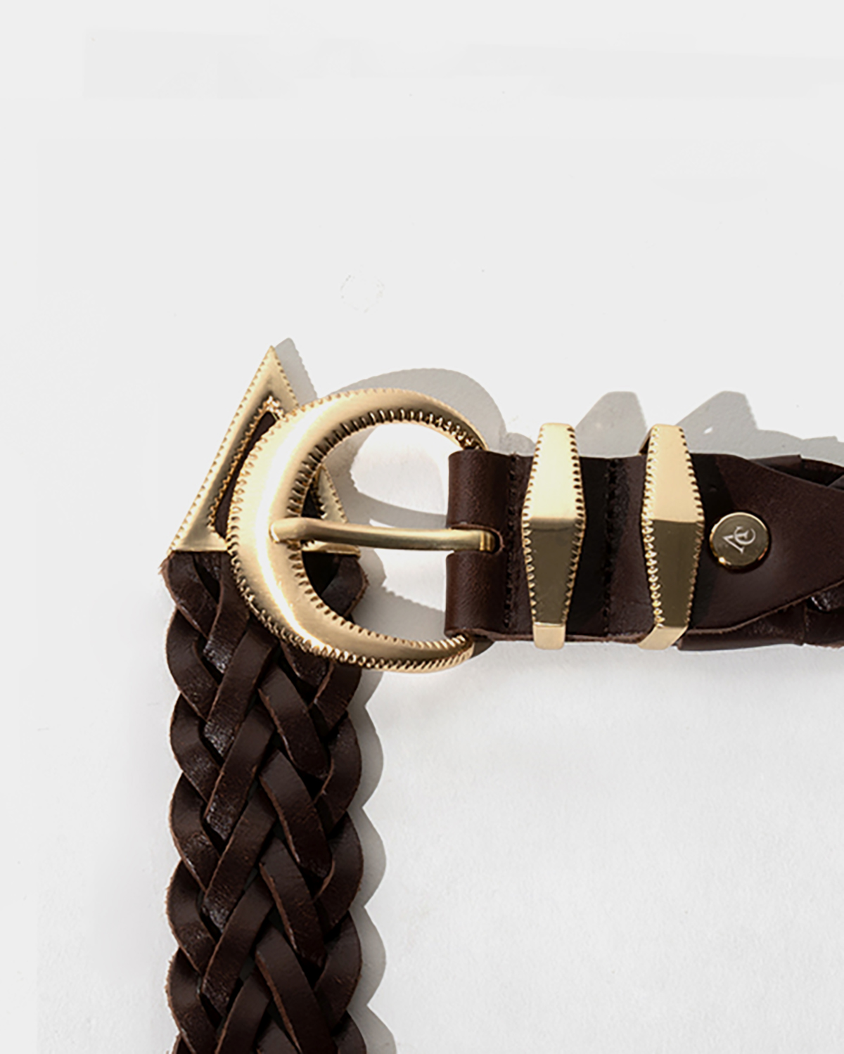 Signature AC Belt #001 [W.Brown & Gold]