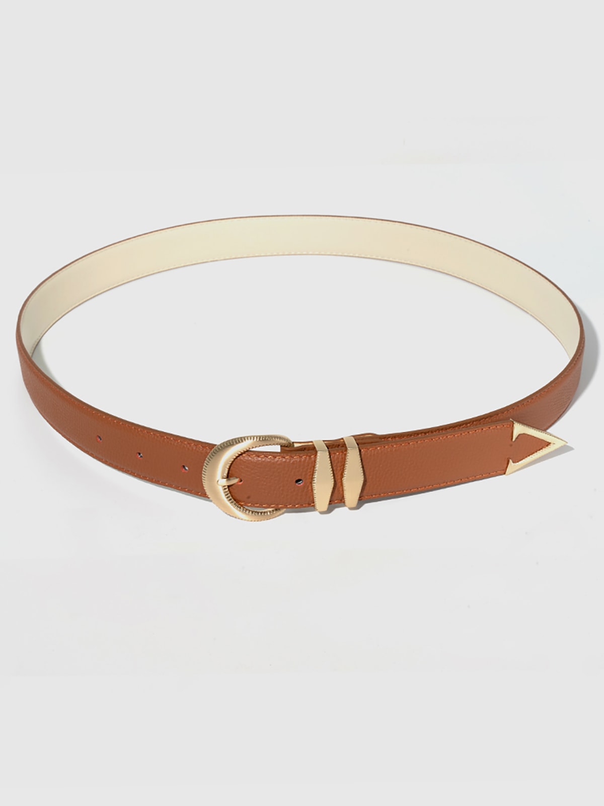 Signature AC Belt #001 [A.brown & Gold]