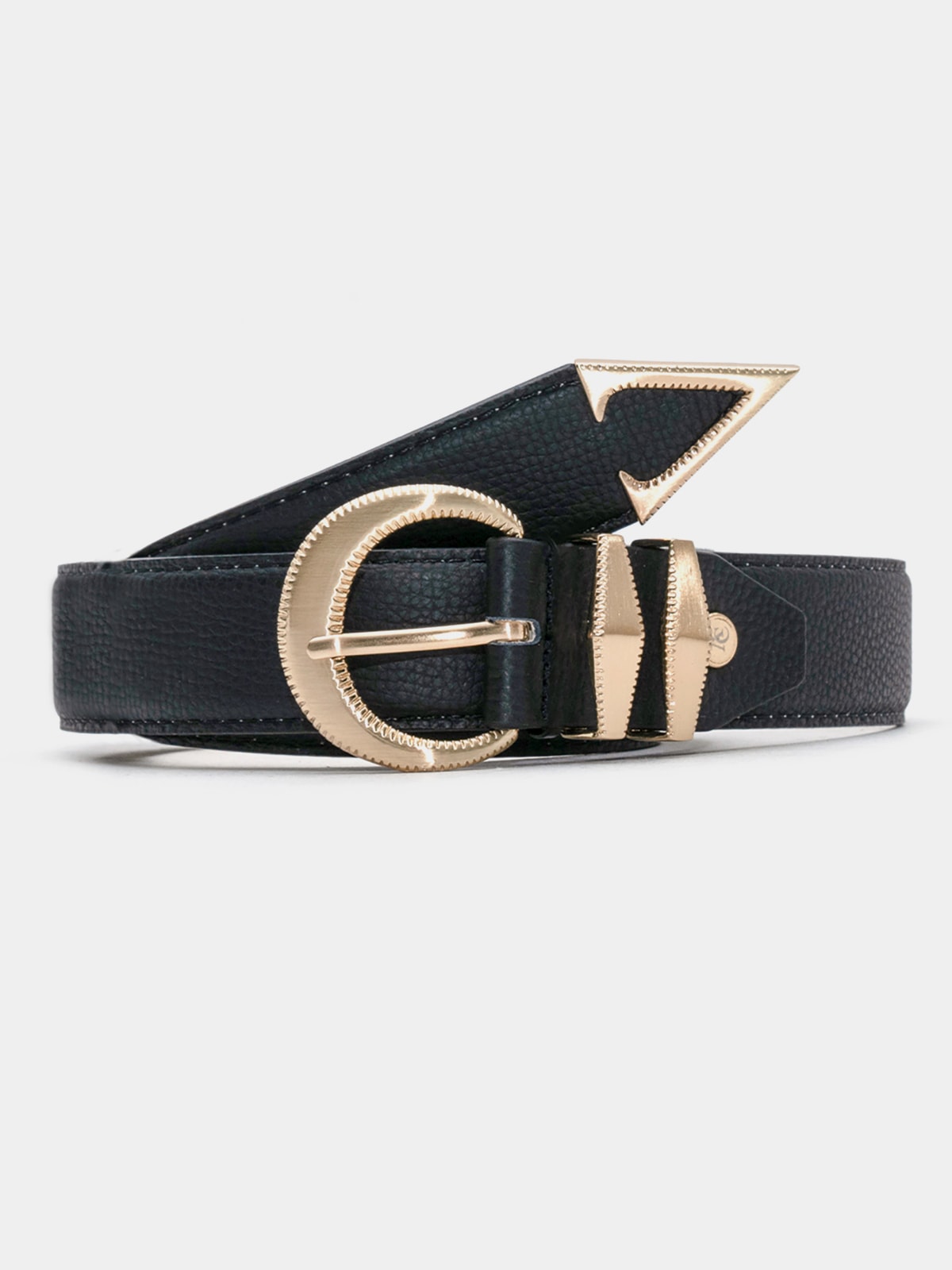 Signature AC Belt #001 [Black & Gold]