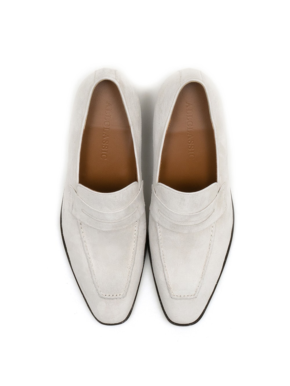 Ardor Loafers #1001 [White suede]