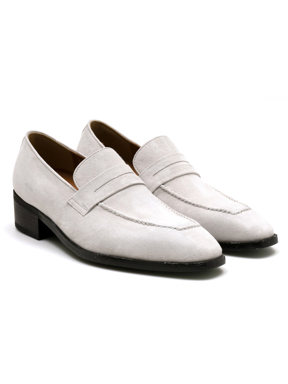 Ardor Loafers #1001 [White suede]