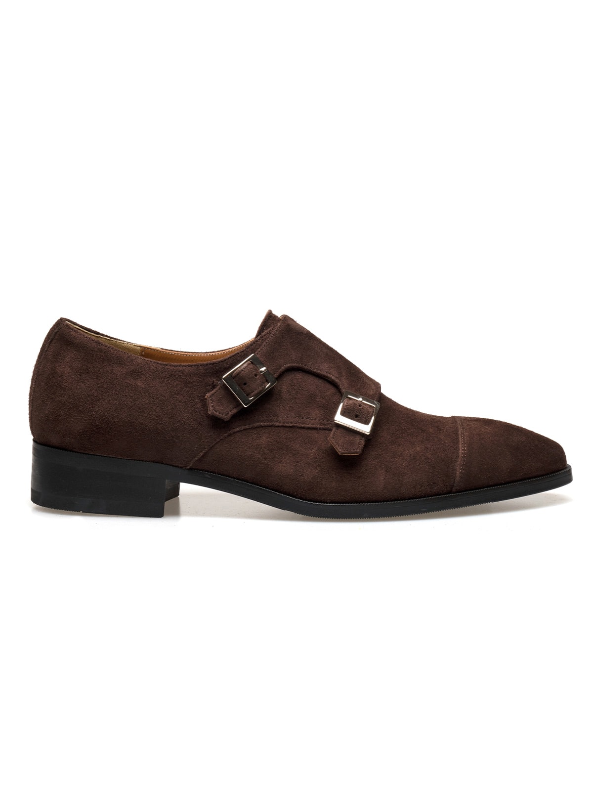 Ardor Monk-strap #1003 [Dark brown suede]