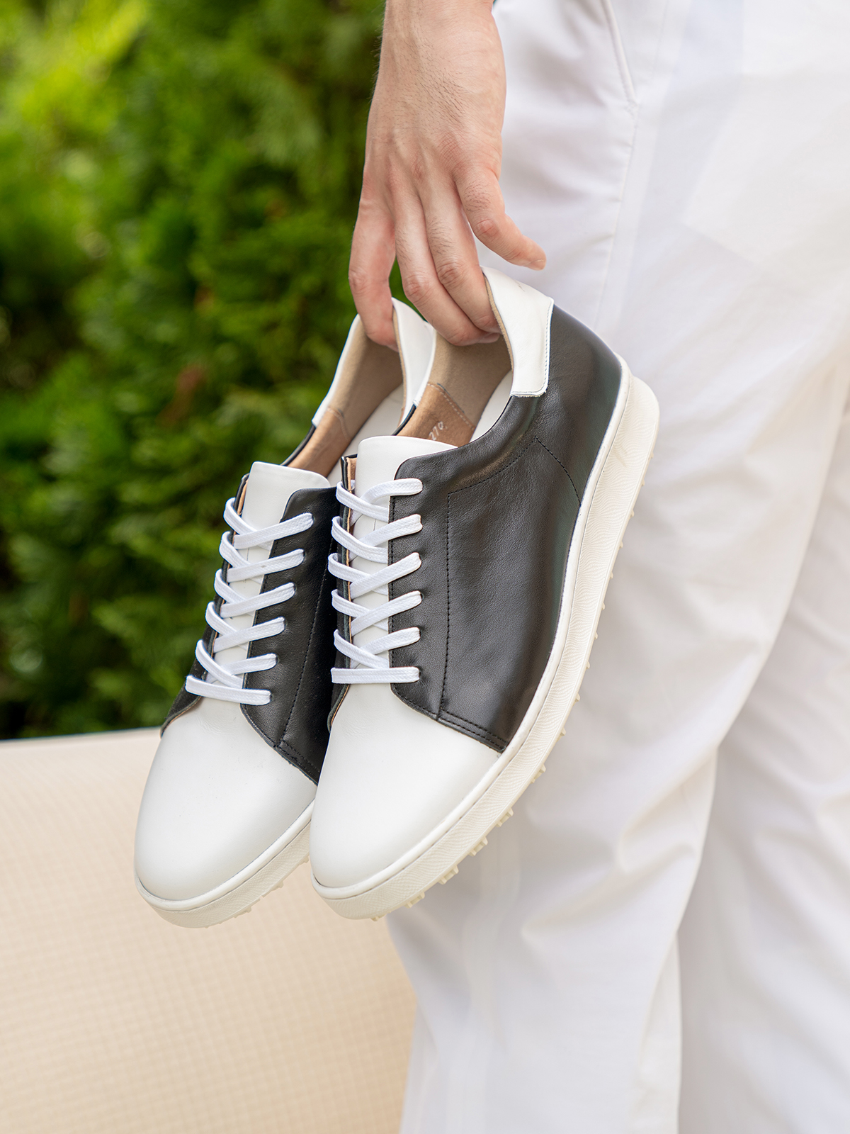 Spikeless Golf Sneakers #108 [Black]