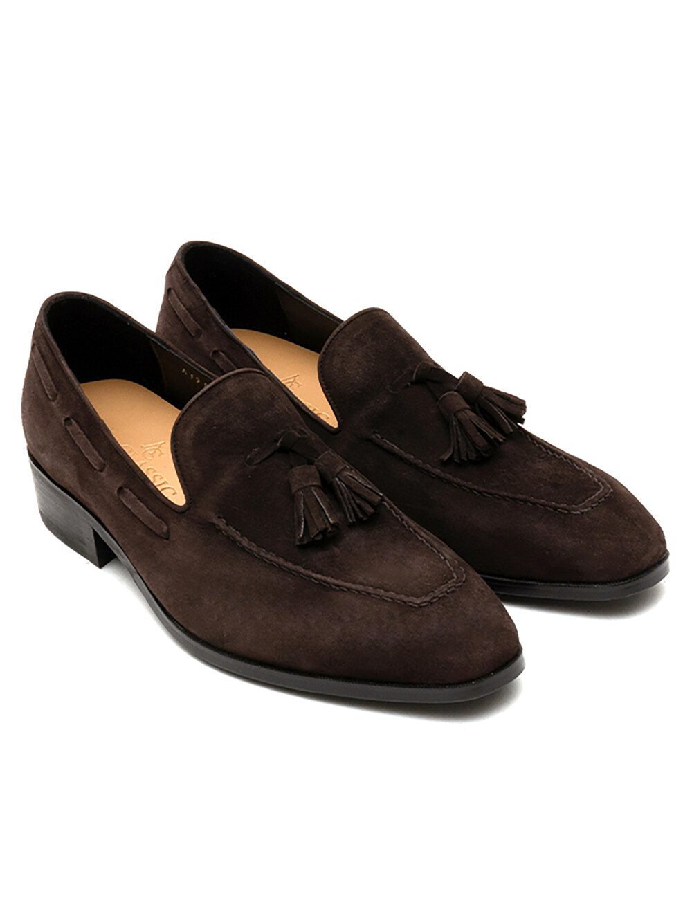 Ardor Tassel loafers #011 [Dark brown suede]