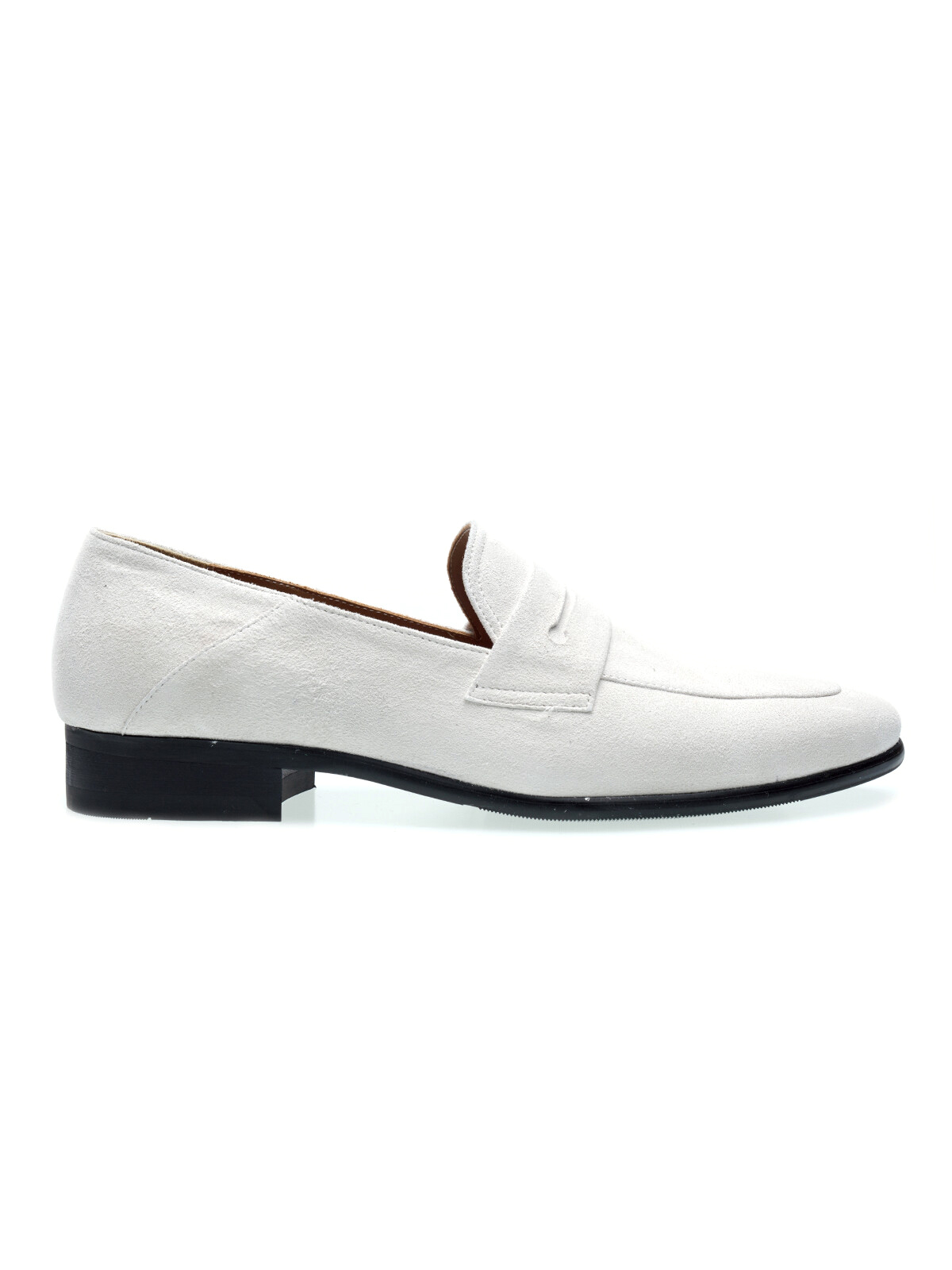 Luce Penny Loafers #027 [White suede]