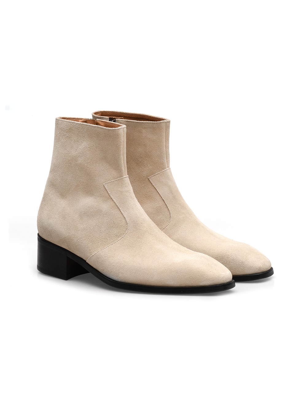Ardor Western boots #139 [Ivory suede]