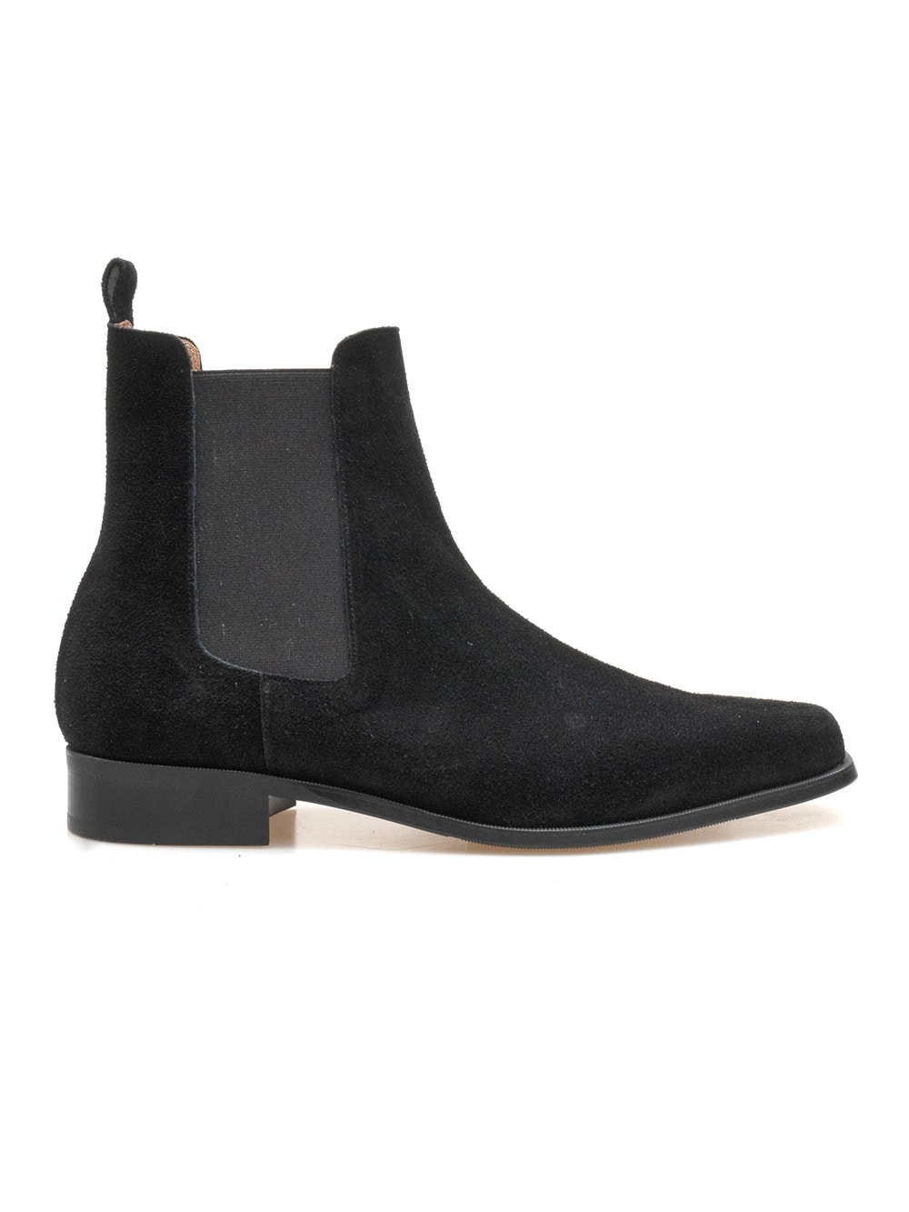 Estro Chelsea Boots #080 [Black suede]
