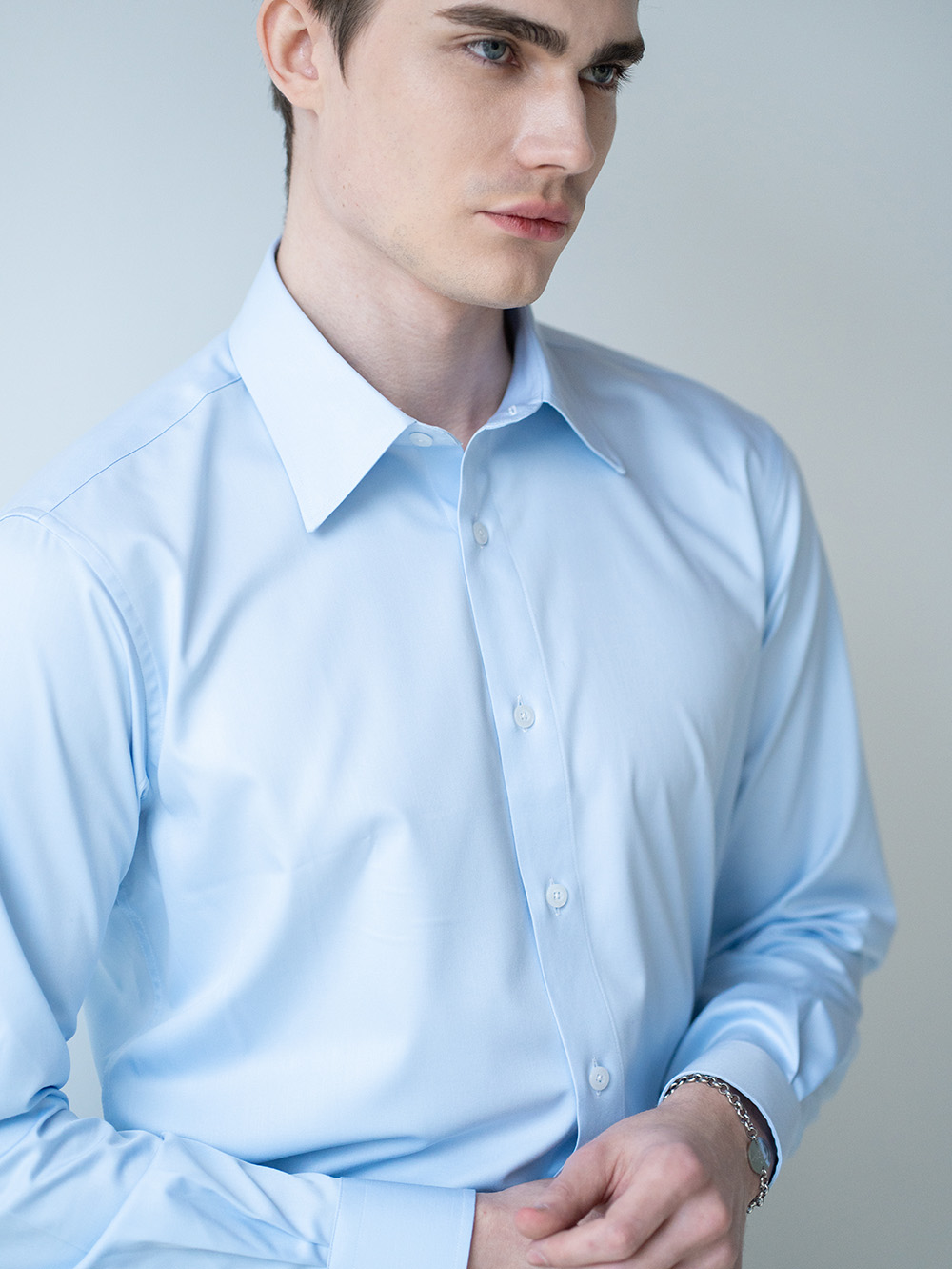 Dress Shirts #005 [Sky blue]