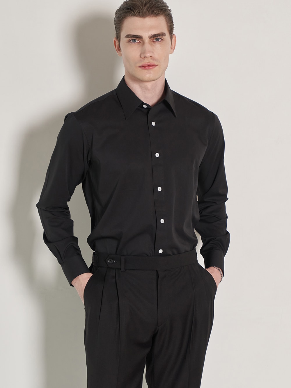 Dress Shirts #005 [Black]