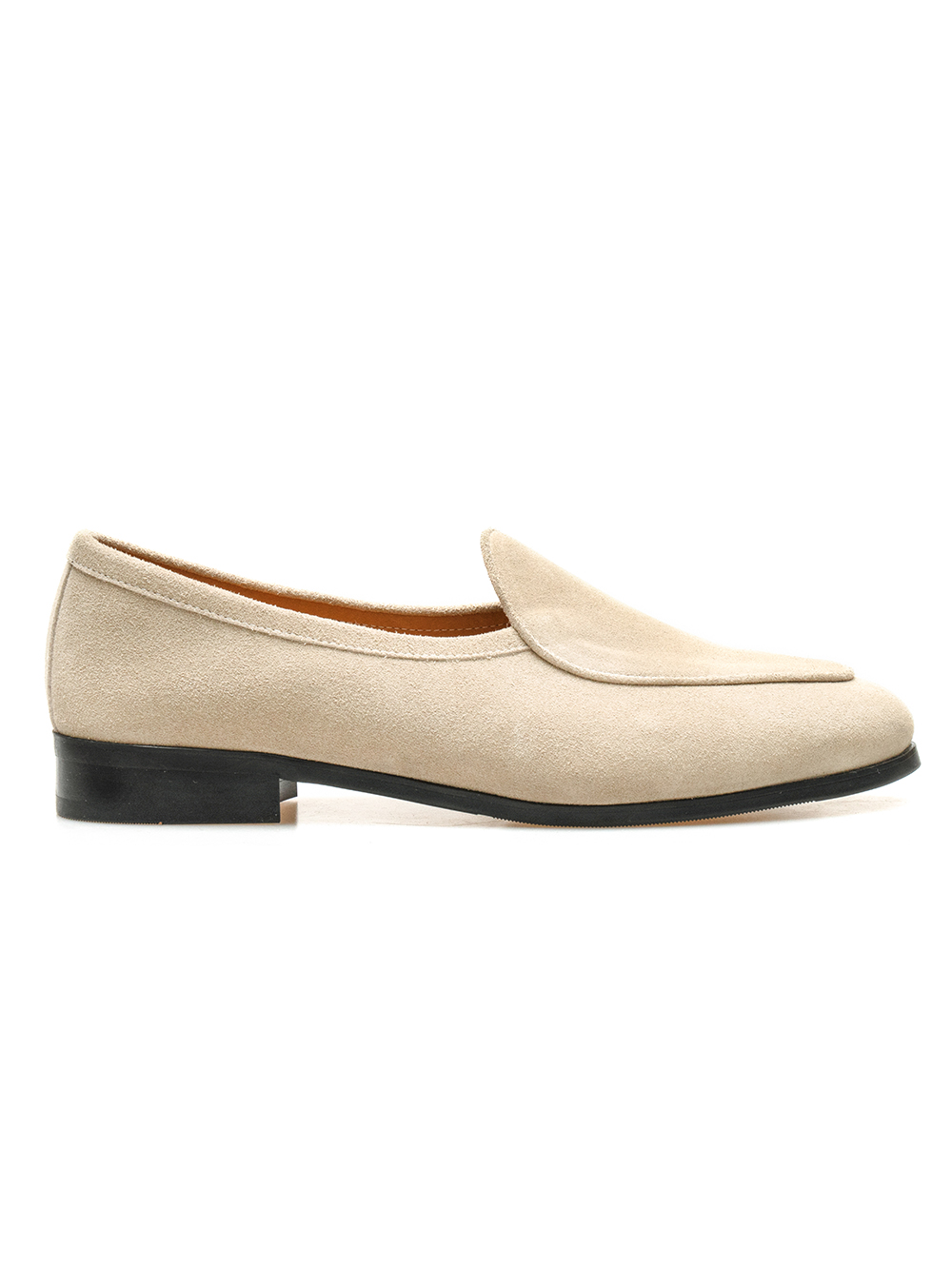 Belgian Loafers #4400 [Ivory suede]