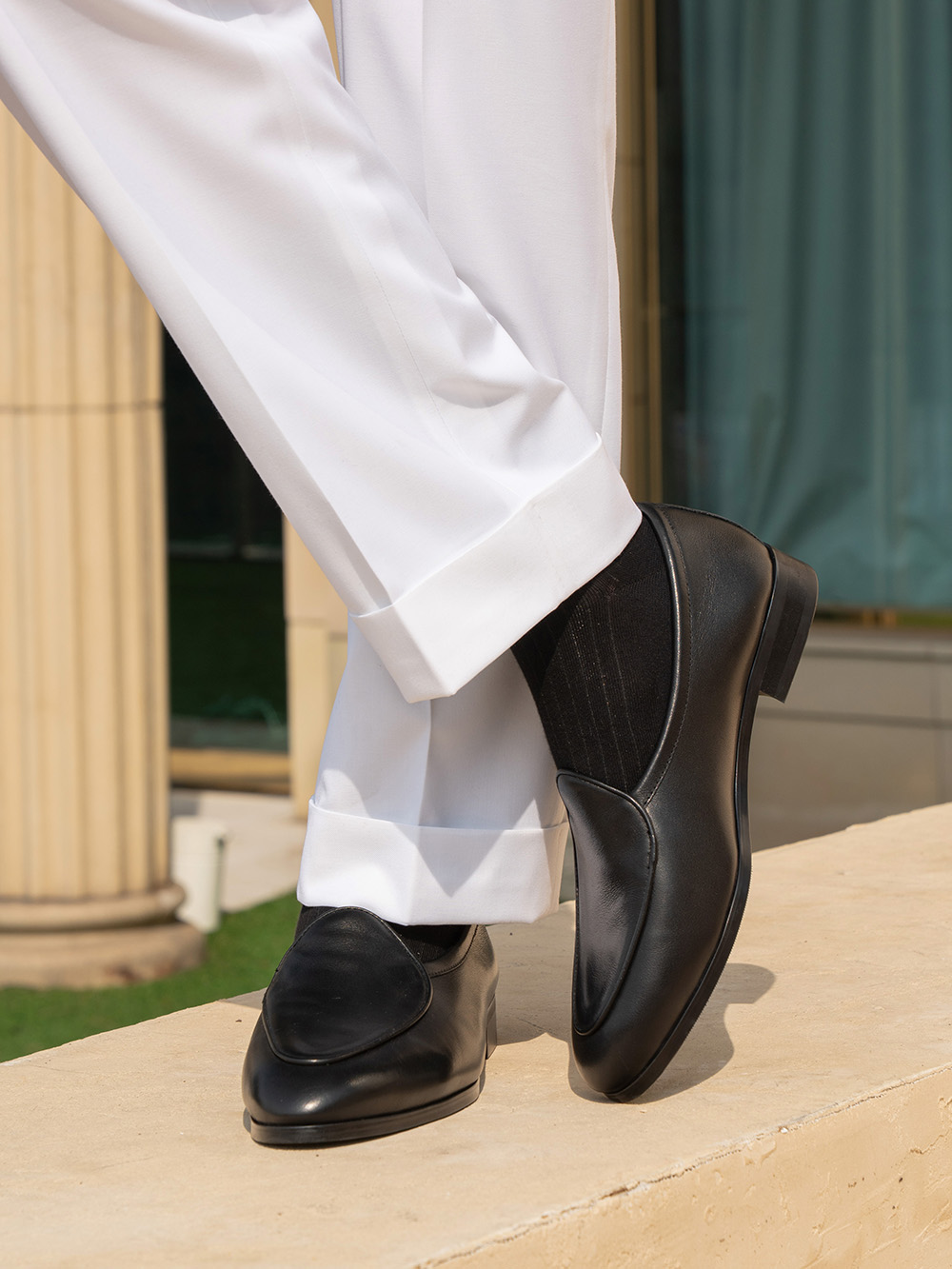 Belgian Loafers #4400 [Black]