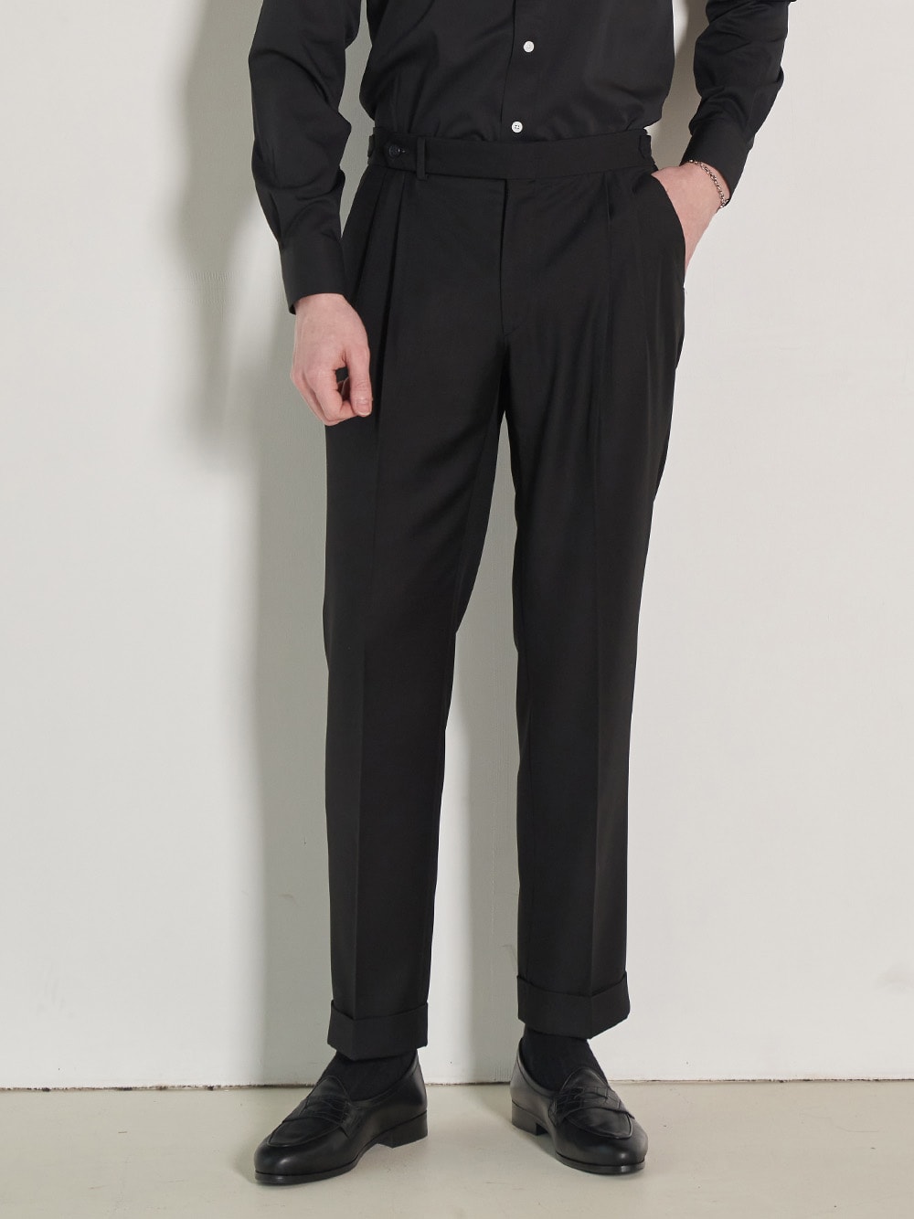 Tailored 2-Pleats Pants #010 [Black]